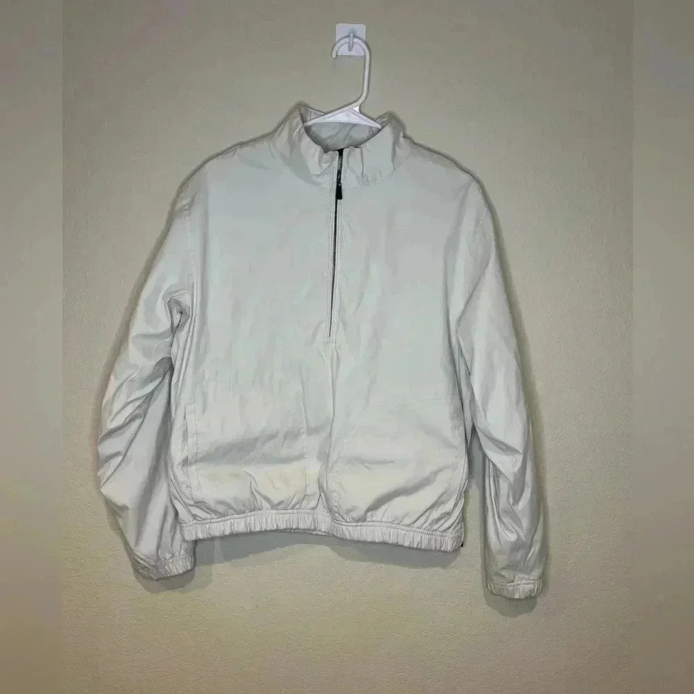 Antigua‎ white lightweight bomber jacket M